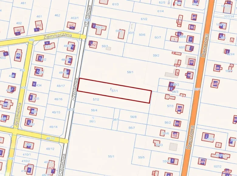 Земельные участки 1 663 м² Biskupice, Польша