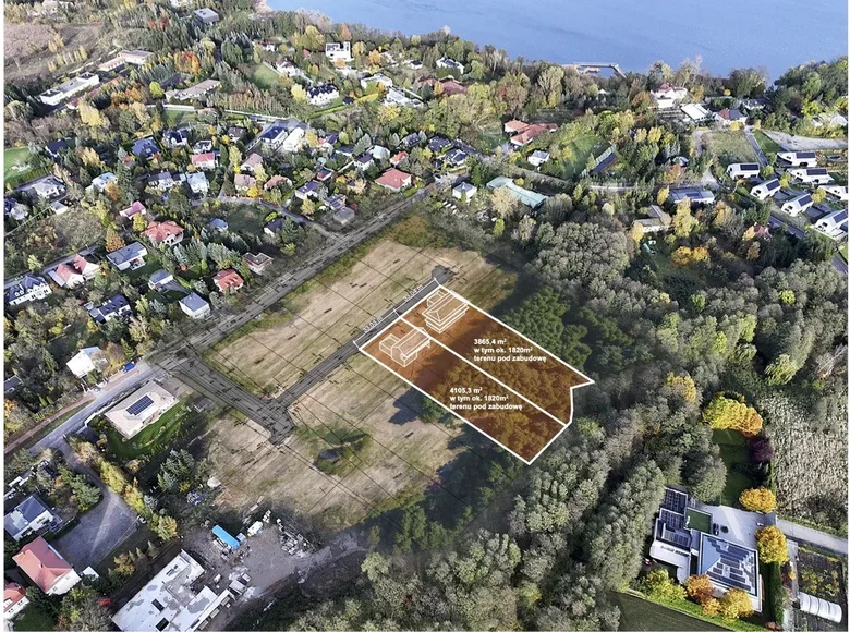 Land 3 851 m² Chyby, Poland