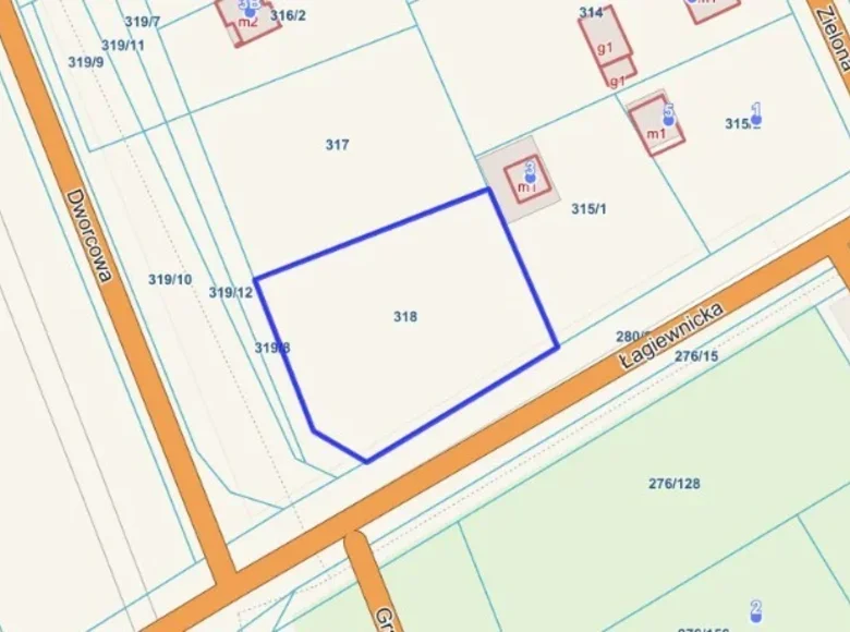 Land 1 520 m² Zlotniki, Poland