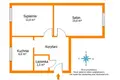 Mieszkanie 2 pokoi 44 m² Łódź, Polska