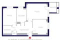 3 room apartment 64 m² Warsaw, Poland
