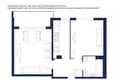 2 room apartment 46 m² Warsaw, Poland