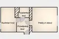 1 room apartment 43 m² Krakow, Poland