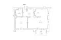 2 room apartment 55 m² in Warsaw, Poland