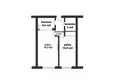 2 room apartment 38 m² Warsaw, Poland