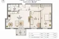 3 room apartment 66 m² Warsaw, Poland