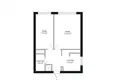 2 room apartment 38 m² in Warsaw, Poland