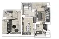 2 room apartment 106 m² Poznan, Poland