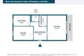 2 room apartment 42 m² Lodz, Poland