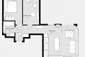 3 room apartment 75 m² Warsaw, Poland