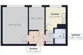 2 room apartment 37 m² Bydgoszcz, Poland