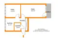 2 room apartment 46 m² Lodz, Poland