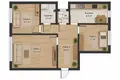 3 room apartment 48 m² Gdynia, Poland