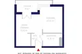 1 room apartment 40 m² Warsaw, Poland