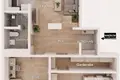 3 room apartment 64 m² Warsaw, Poland