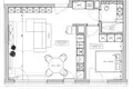 2 room apartment 53 m² in Warsaw, Poland