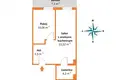 2 room apartment 40 m² Lodz, Poland