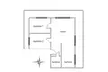 3 room apartment 58 m² in Warsaw, Poland