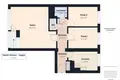 3 room apartment 61 m² in Olsztyn, Poland