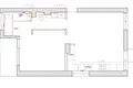 2 room apartment 43 m² Warsaw, Poland