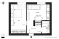 2 room apartment 33 m² in Warsaw, Poland