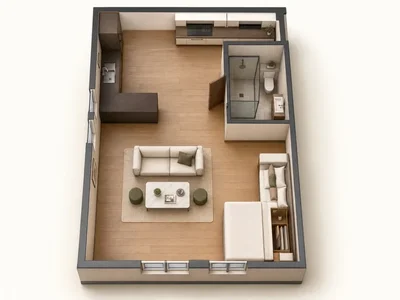 Studio apartment 