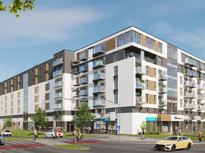 Жилой комплекс Современный комплекс в зелёном районе Познани